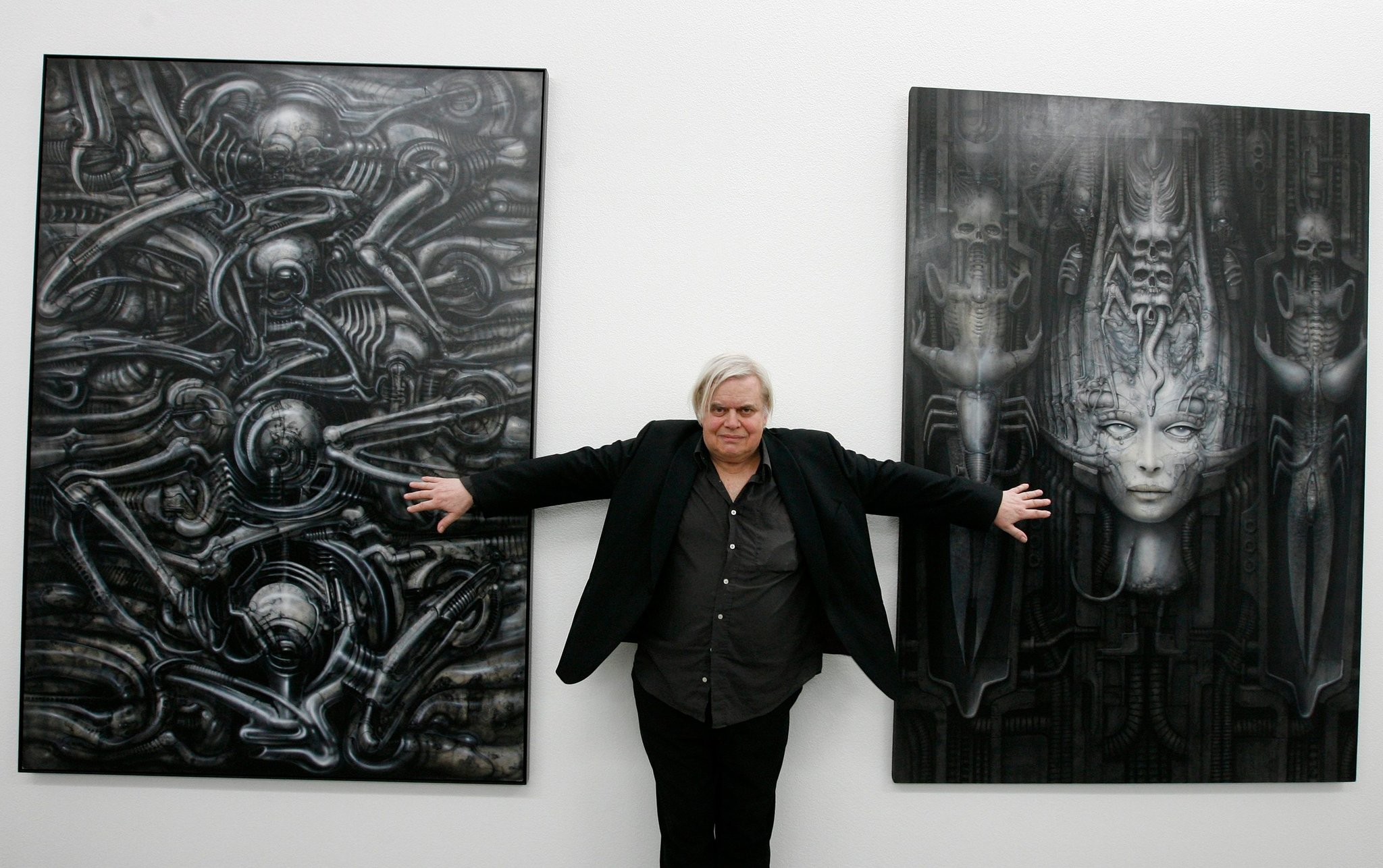 H.R. Giger's face