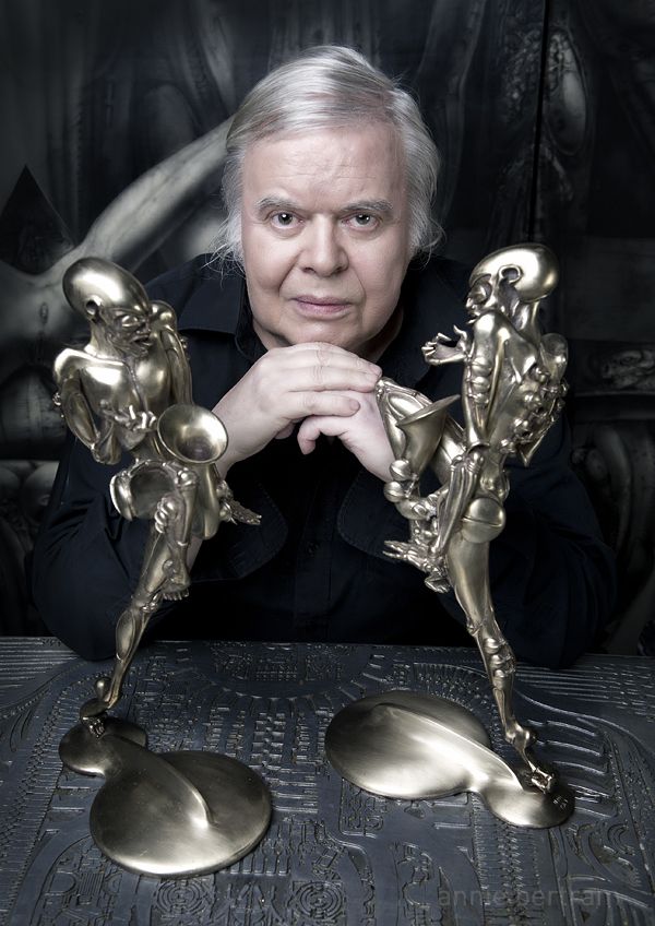 H.R. Giger's sculpture